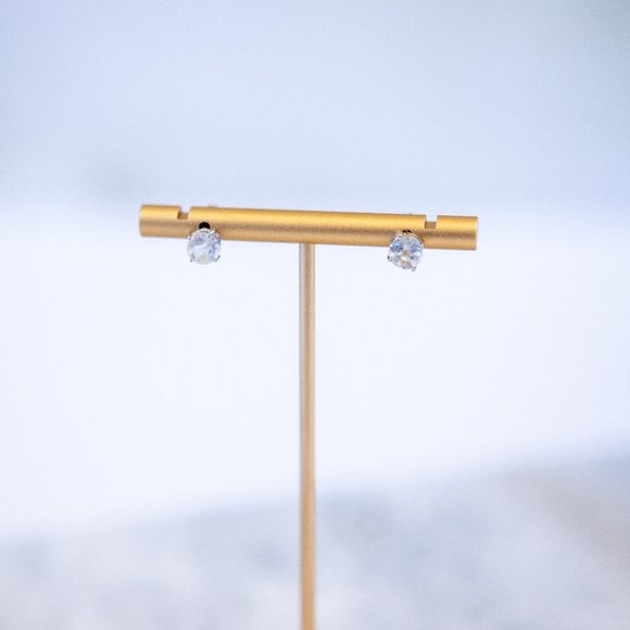 Crystal Stud Earrings - Picture 1 of 2